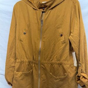 Sweet Wanderer Mustard Jacket with Button Detail